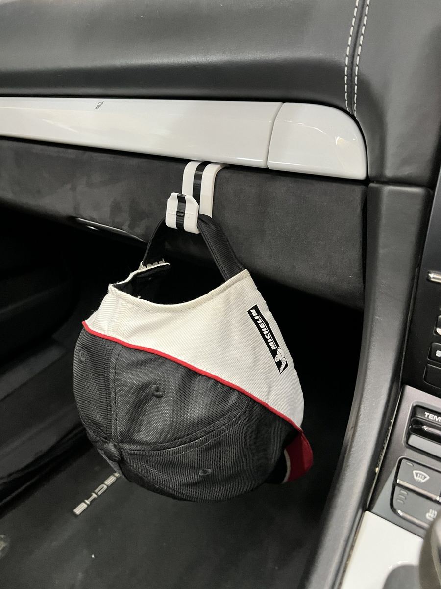Glovebox Utility Hook A hanging point for bags and bottles