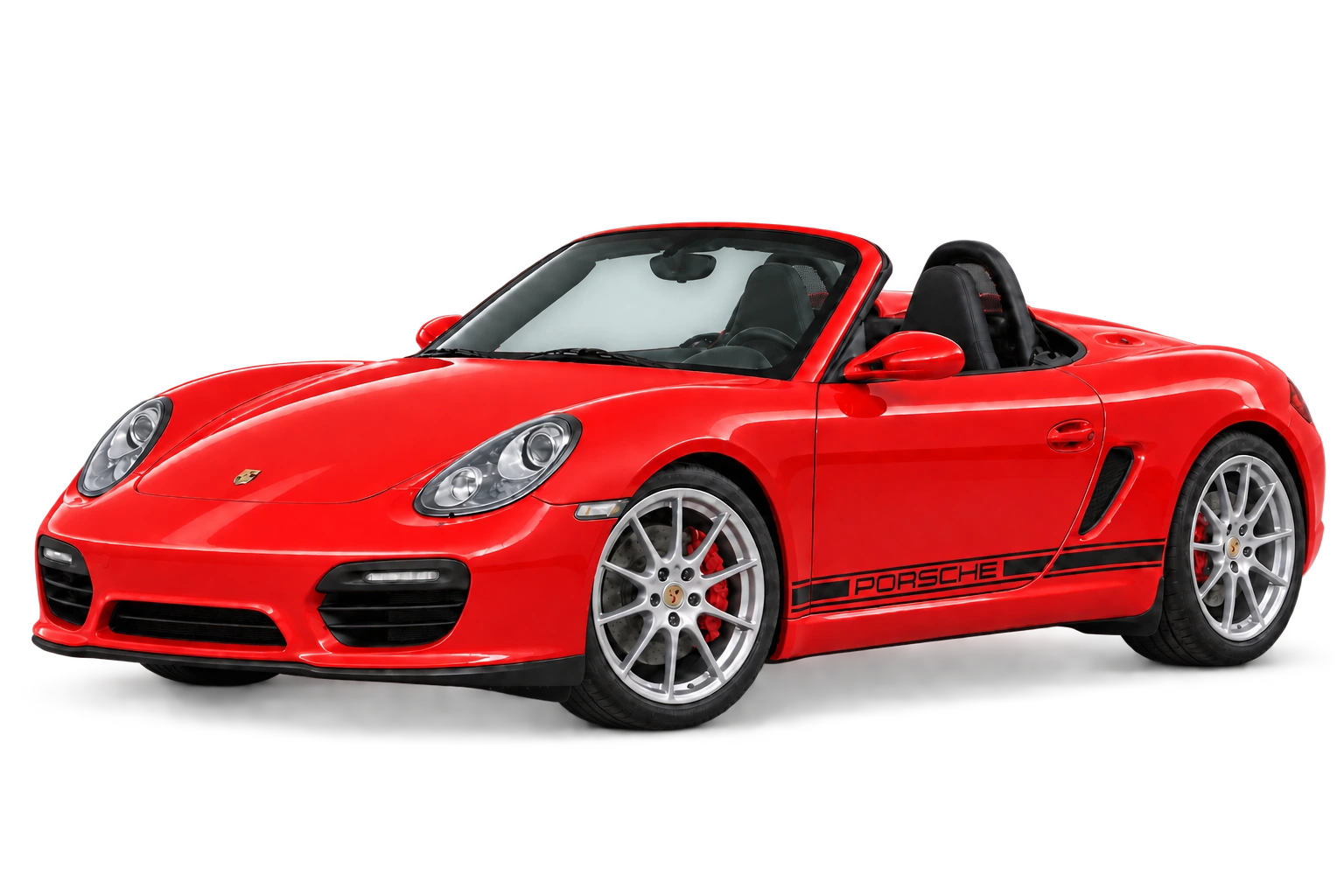 987 Boxster Spyder in Guards Red, generated using official Porsche photographs as references